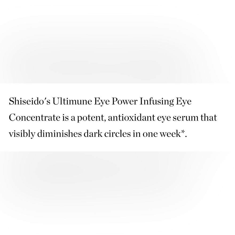 LAST 1! Shiseido Ultimune Eye Power Infusing Concentrate 👁️ NEW Full Size - Picture 5 of 9
